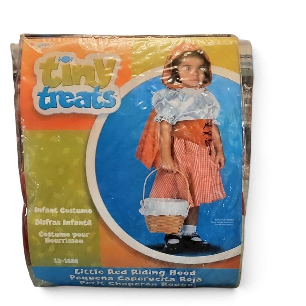 Tiny Treats Little Red Riding Hood Infant Costume 12-18M Halloween NEW